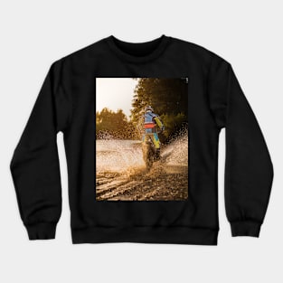 Enduro bike rider Crewneck Sweatshirt